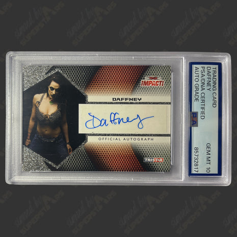 Daffney signed 2009 Tristar TNA Trading Card (w/ PSA Encapsulated)