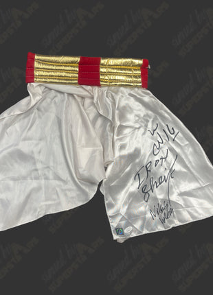 Iron Sheik & Nikolai Volkoff dual signed Headdress (w/ JSA)