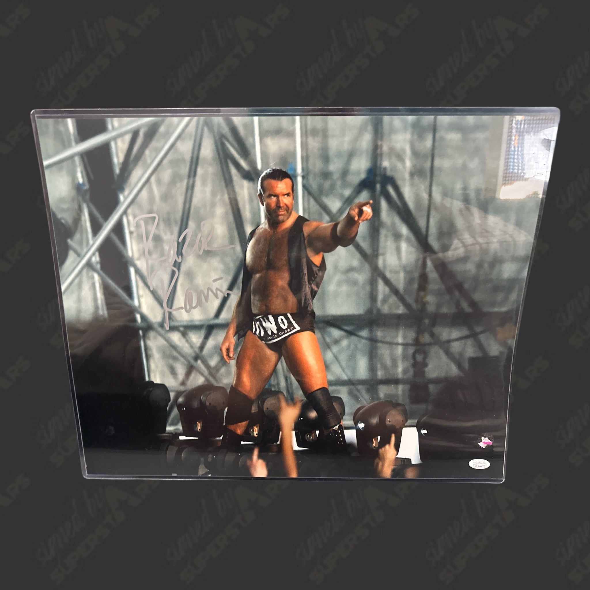Razor Ramon Signature Razor Ramon signed 16x20 Photo (w/ JSA) – Signed By Superstars