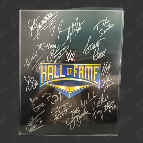 Multi signed WWE Hall of Fame 16x20 Photo (15+ signatures!)