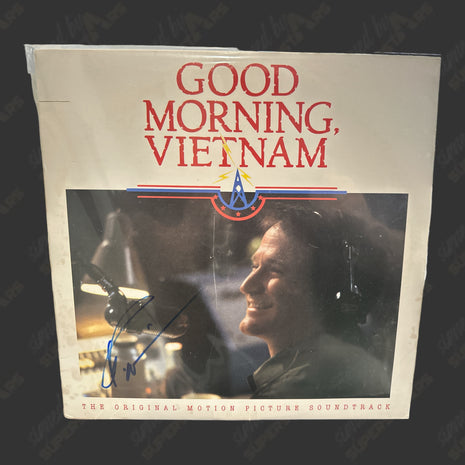 Robin Williams signed Good Morning Vietnam Soundtrack (w/ PSA)
