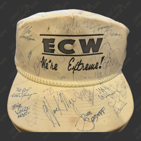 Multi-signed original ECW We're Extreme Adjustable Hat