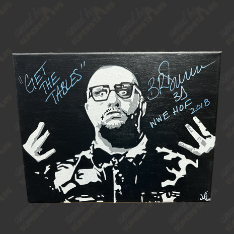 Bubba Ray Dudley signed 11x14 Hand Painted Canvas Art