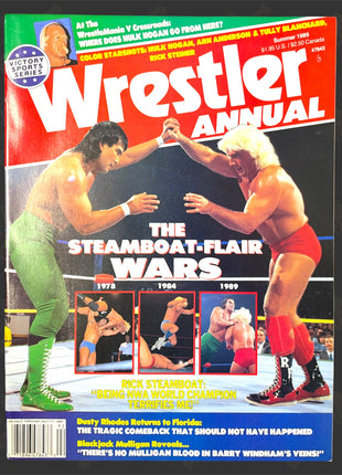 Ric Flair signed Wrestler Annual Magazine Summer 1989 (w/ Beckett) *PRE-ORDER*