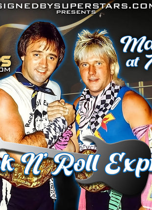 Rock N Roll Express Autographed Items (5/2/25 In-studio Signing)