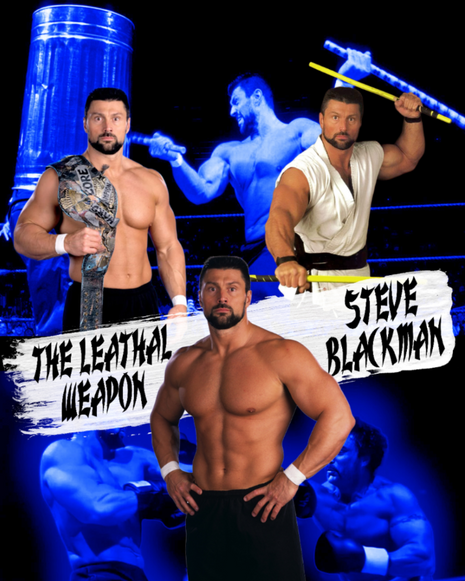Steve Blackman signed 8x10 Photo #2 (In-Studio Signing)