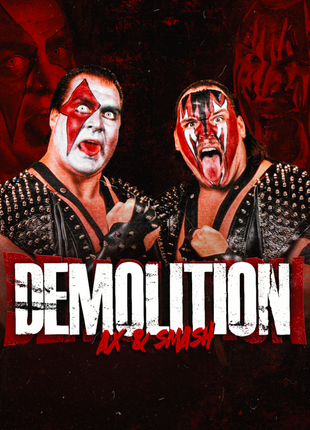 Demolition dual signed 16x20 Photo #2 (In-studio Signing)