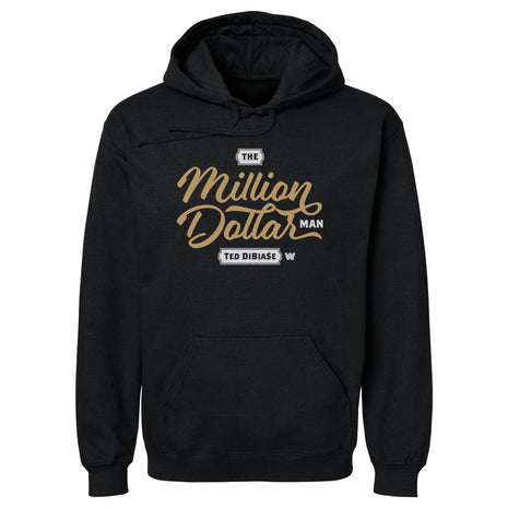 Ted DiBiase Million Dollar Man Font WWE Men's Hoodie