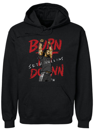 Sweat à capuche pour homme WWE Burn It Down de Seth Rollins