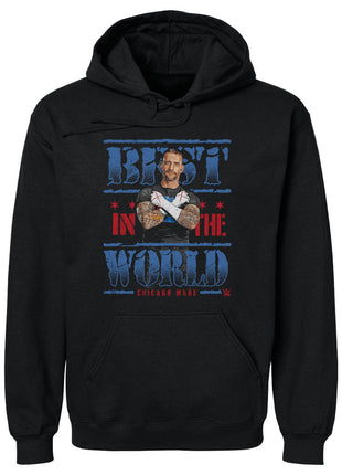 CM Punk Best In The World WWE Men's Hoodie