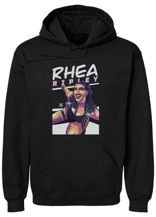 Rhea Ripley Illustration Men's WWE Hoodie