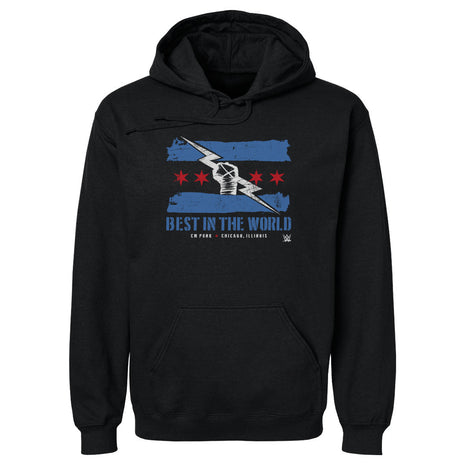 CM Punk Logo Flag WWE Men's Hoodie