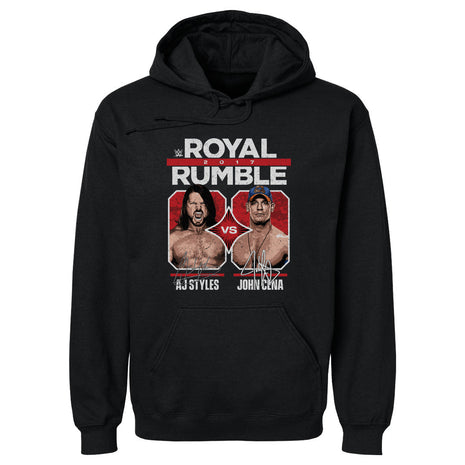 John Cena Vs A.J. Styles Royal Rumble 2017 WWE Men's Hoodie