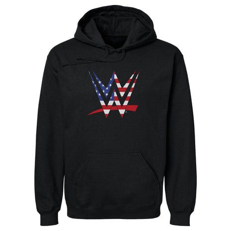 WWE Logo American Flag Men's WWE Hoodie