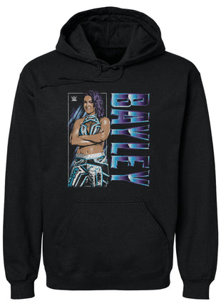 Bayley WWE Vertical Name Men's WWE Hoodie