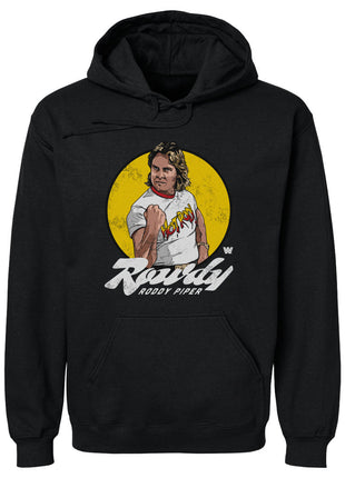 Roddy Piper Fist Pump WWE Men's Hoodie