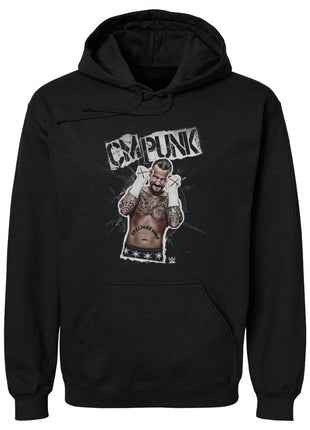 CM Punk Grunge Men's WWE Hoodie