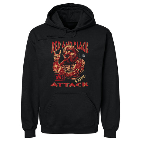 nWo Red And Black Attack WWE Men's Hoodie