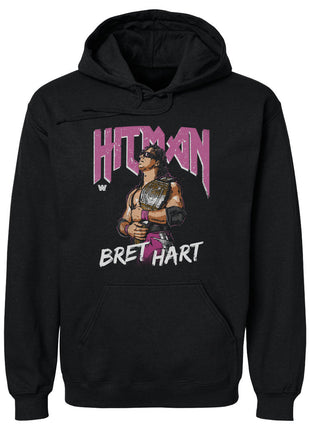 Bret Hart Hitman Pop WWE Men's Hoodie