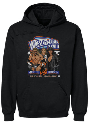 Triple H Vs. Undertaker Wrestlemania 28 WWE Men's Hoodie