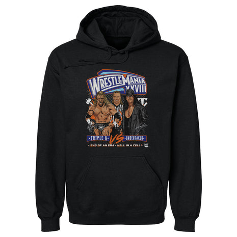 Triple H Vs. Undertaker Wrestlemania 28 WWE Men's Hoodie