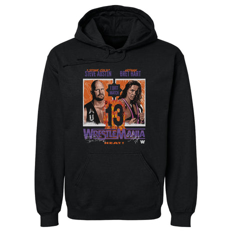 Wrestlemania 13 Bret Hart Vs. Stone Cold Steve Austin WWE Men's Hoodie