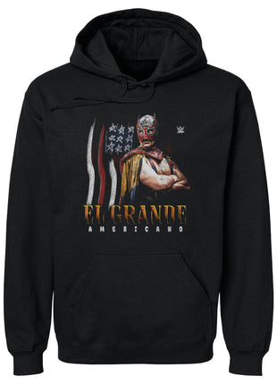 El Grande Americano WWE Flag Grunge Men's WWE Hoodie