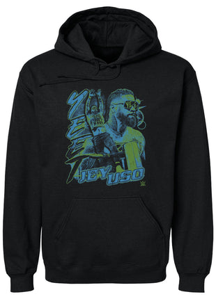 Jey Uso Yeet Grunge Men's WWE Hoodie