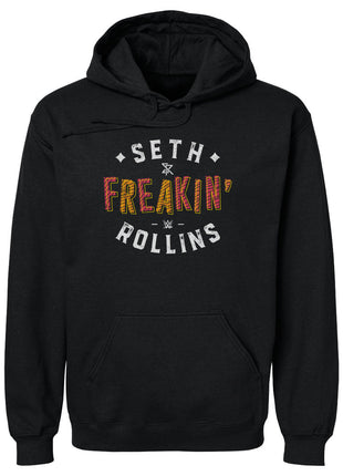 Sweat à capuche pour homme Seth Rollins Seth Freakin Rollins Texte WWE