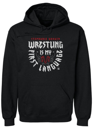 Stephanie Vaquer First Language Men's WWE Hoodie