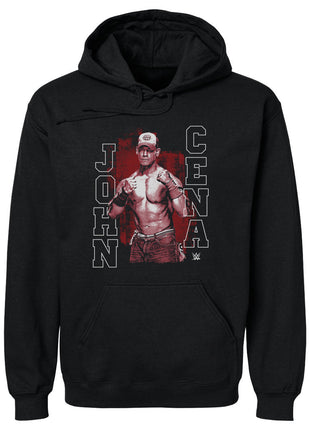 John Cena Red Monochrome WWE Men's Hoodie