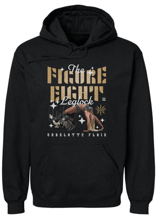 Charlotte Flair Figure Eight Leglock WWE Men's Hoodie