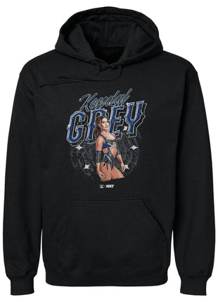 Kendal Grey Superstar Name Men's WWE Hoodie