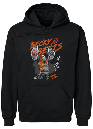 Becky Lynch Becky 2 Belts WWE Men's Hoodie
