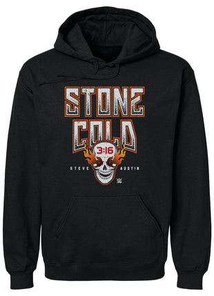 Stone Cold Steve Austin Fire Skull WWE Men's Hoodie