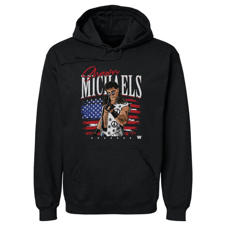 Shawn Michaels American Flag WWE Men's Hoodie