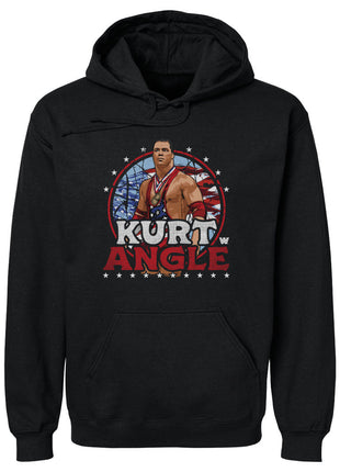 Sweat à capuche Kurt Angle Stars &amp; Stripes WWE pour homme