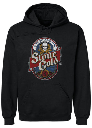 Stone Cold Steve Austin Beer Label WWE Men's Hoodie