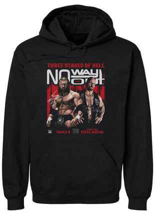 Triple H Vs. Stone Cold Steve Austin No Way Out 2001 WWE Men's Hoodie