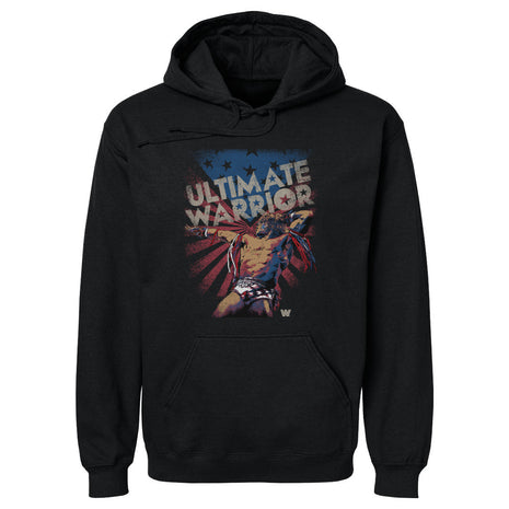 Ultimate Warrior American Flag WWE Men's Hoodie
