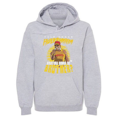 Hulk Hogan Hulkamania Whatcha Gonna Do Brother WWE Men's Hoodie