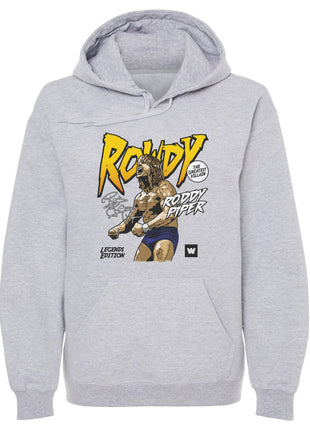 Roddy Piper Comic WWE Men's Hoodie
