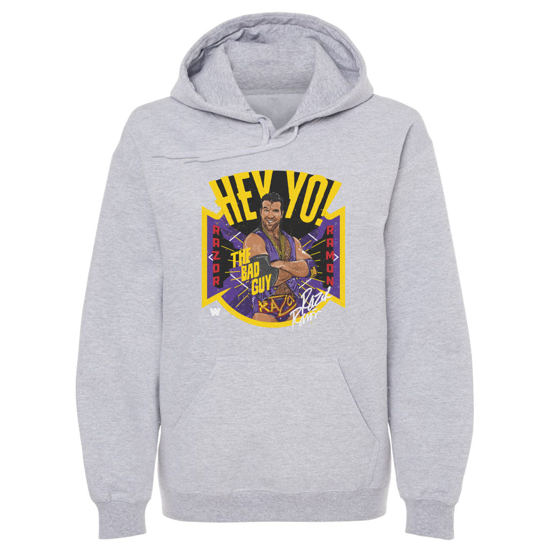 Razor Ramon Hey Yo WWE Men's Hoodie – Signed By Superstars