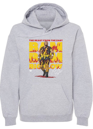 Bam Bam Bigelow Fire WWE Men's Hoodie
