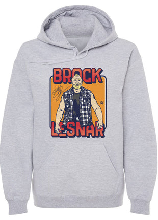 Brock Lesnar Flannel WWE Men's Hoodie
