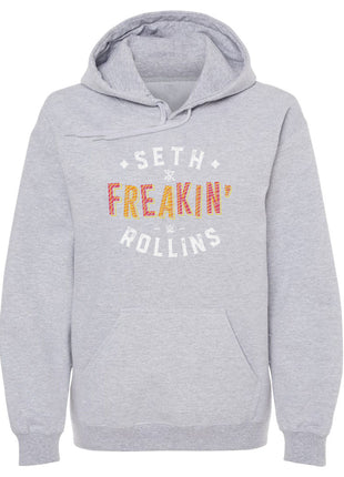 Sweat à capuche pour homme Seth Rollins Seth Freakin Rollins Texte WWE
