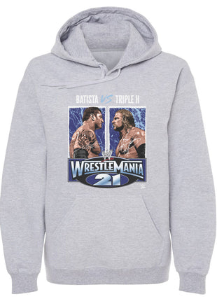 WrestleMania 21 Triple H Vs. Batista WWE Men's Hoodie
