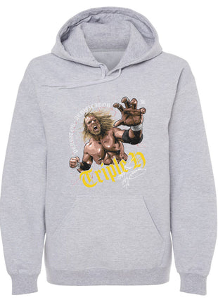 Triple H Crack WWE Men's Hoodie