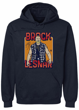 Brock Lesnar Flannel WWE Men's Hoodie