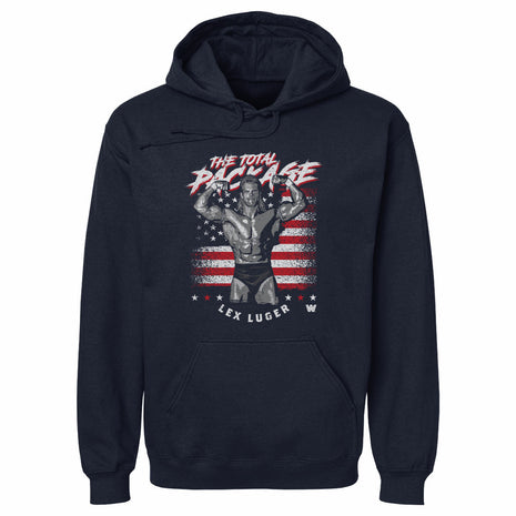 Lex Luger American Flag WWE Men's Hoodie